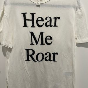 White short sleeve shirt